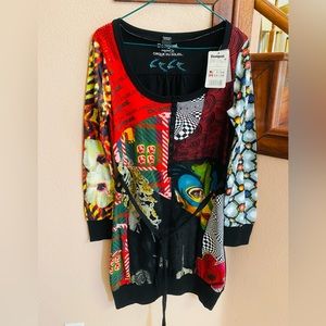 Desigual long sleeves dresse.size M